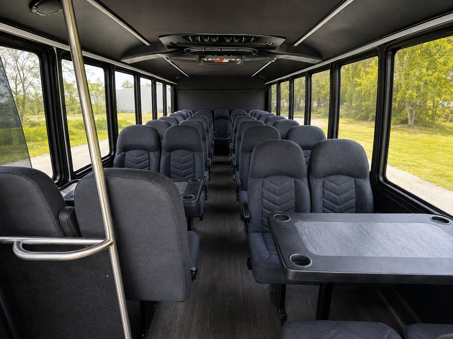 gulfport 15 passenger minibus inside