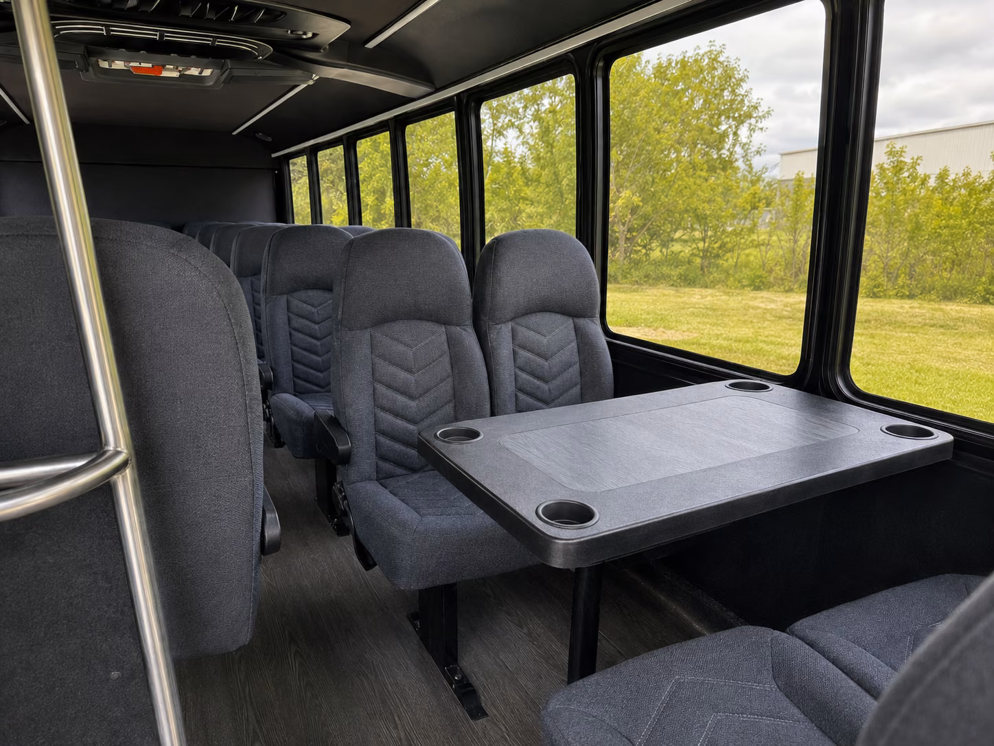gulfport 18 passenger minibus inside