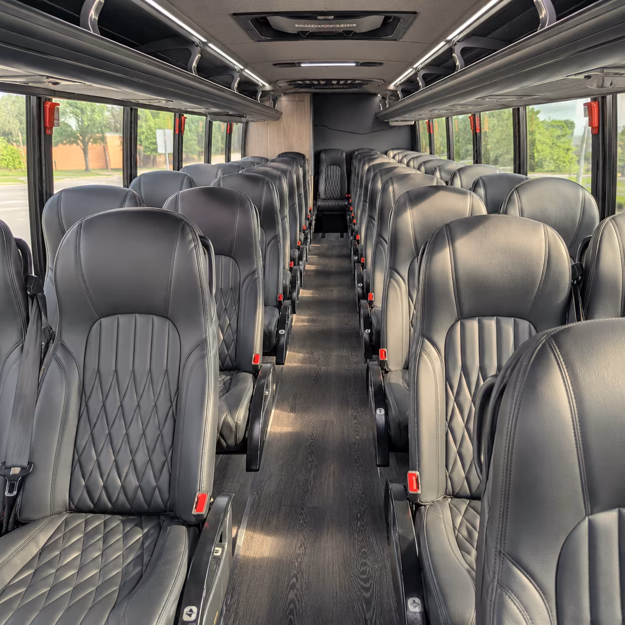 gulfport 25 passenger minibus inside