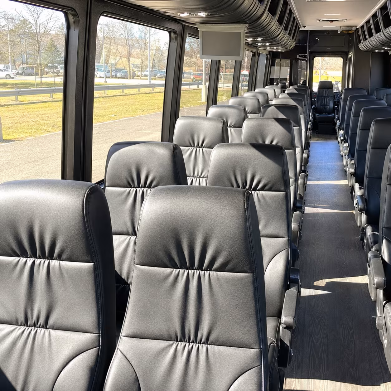 gulfport 28 passenger minibus interior