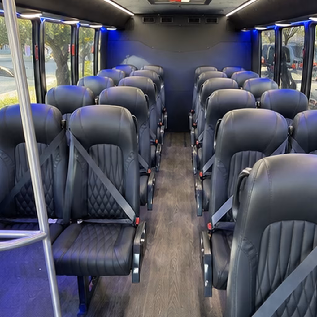 gulfport 30 passenger minibus interior