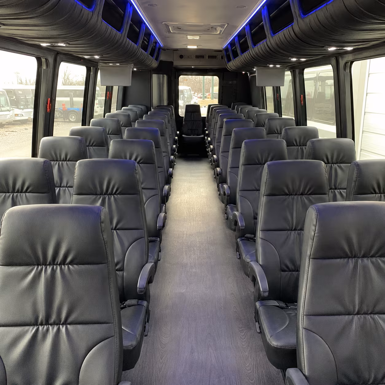 gulfport 35 passenger minibus interior