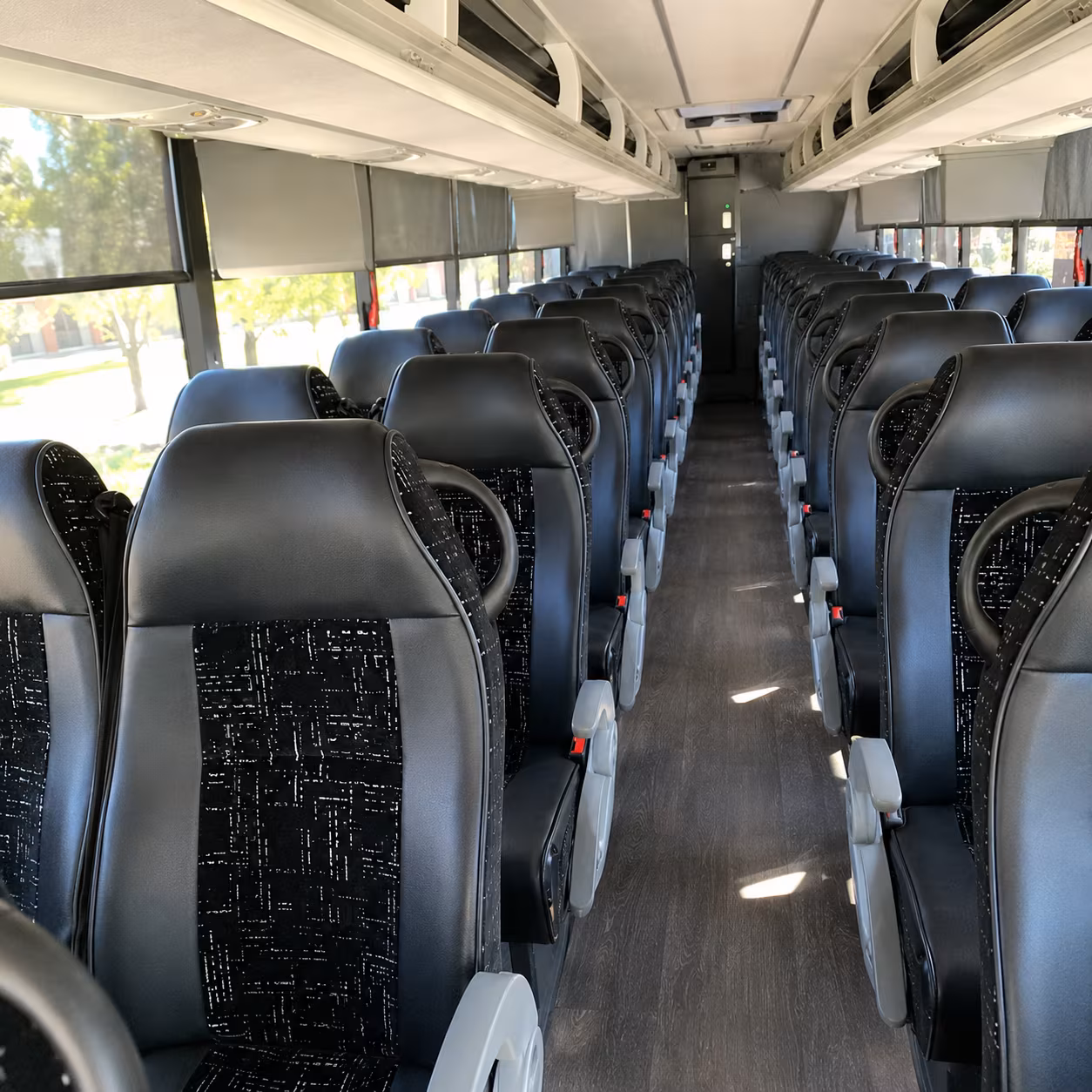 gulfport 56 passenger charter bus interior