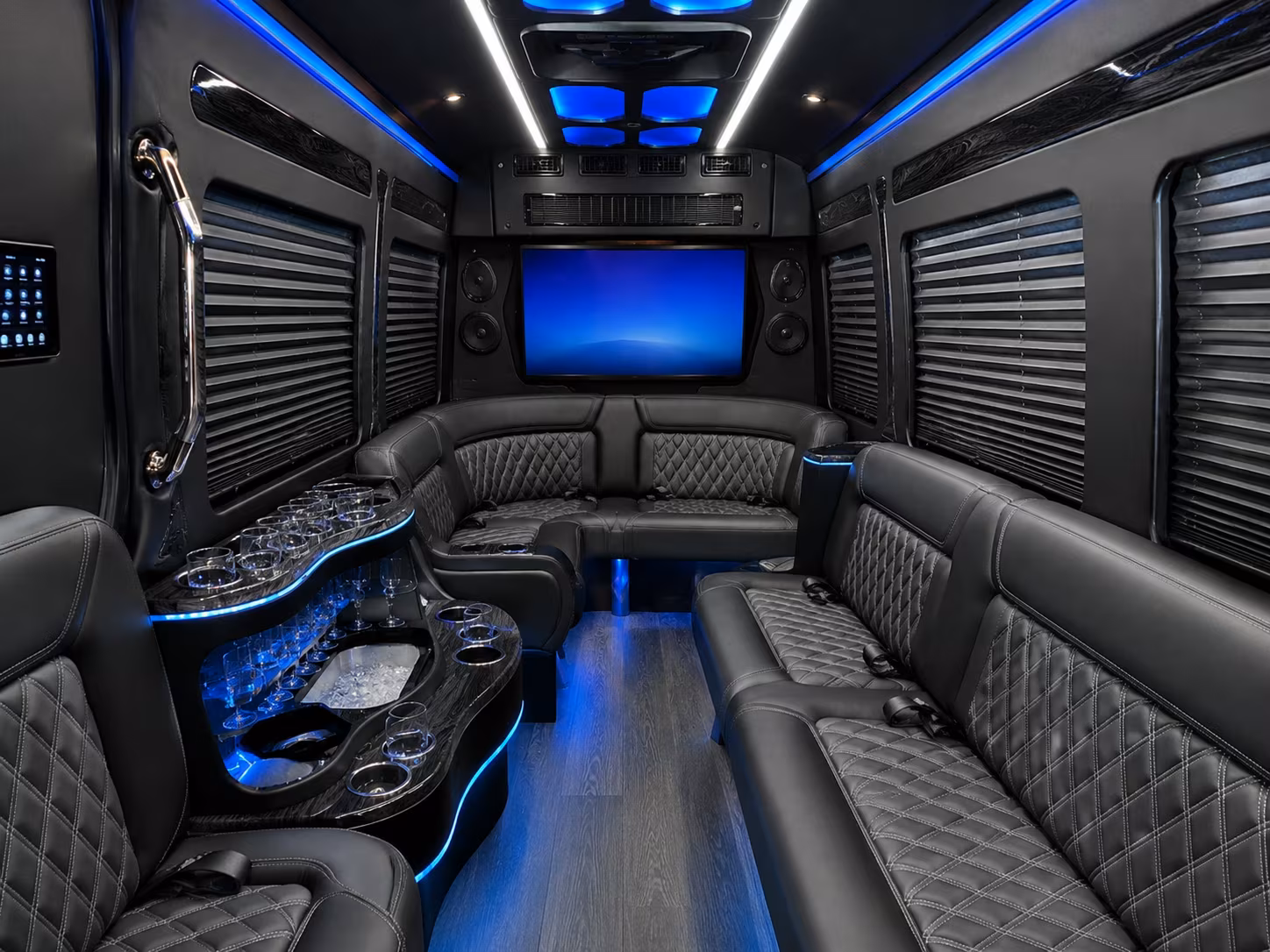 gulfport sprinter limousine inside