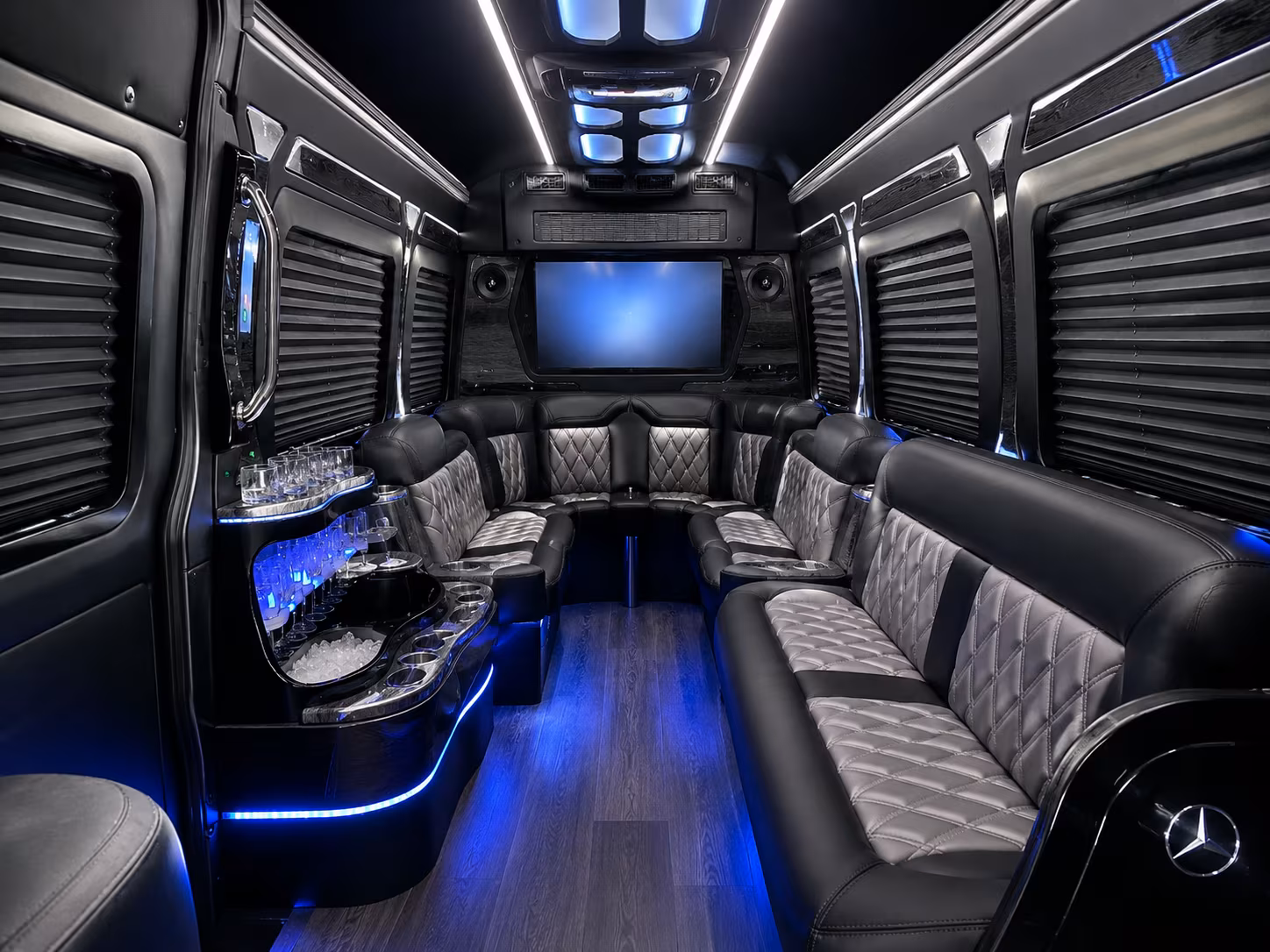 gulfport wedding transportation onboard seating