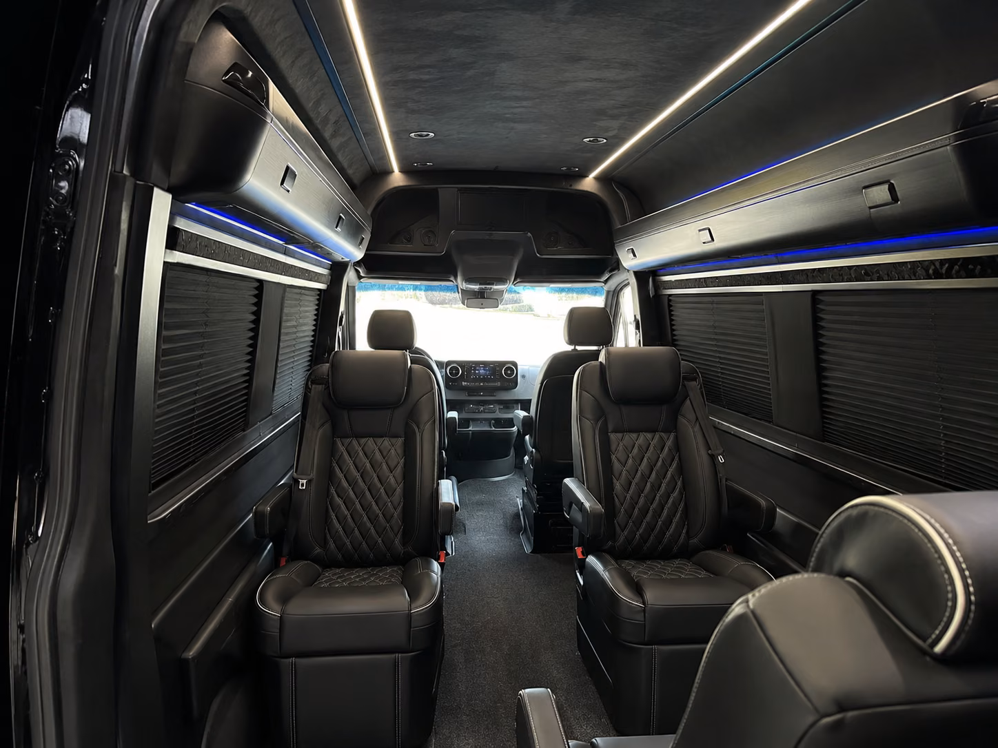 small group airport pickups sprinter vans minibuses for gpt arrivals